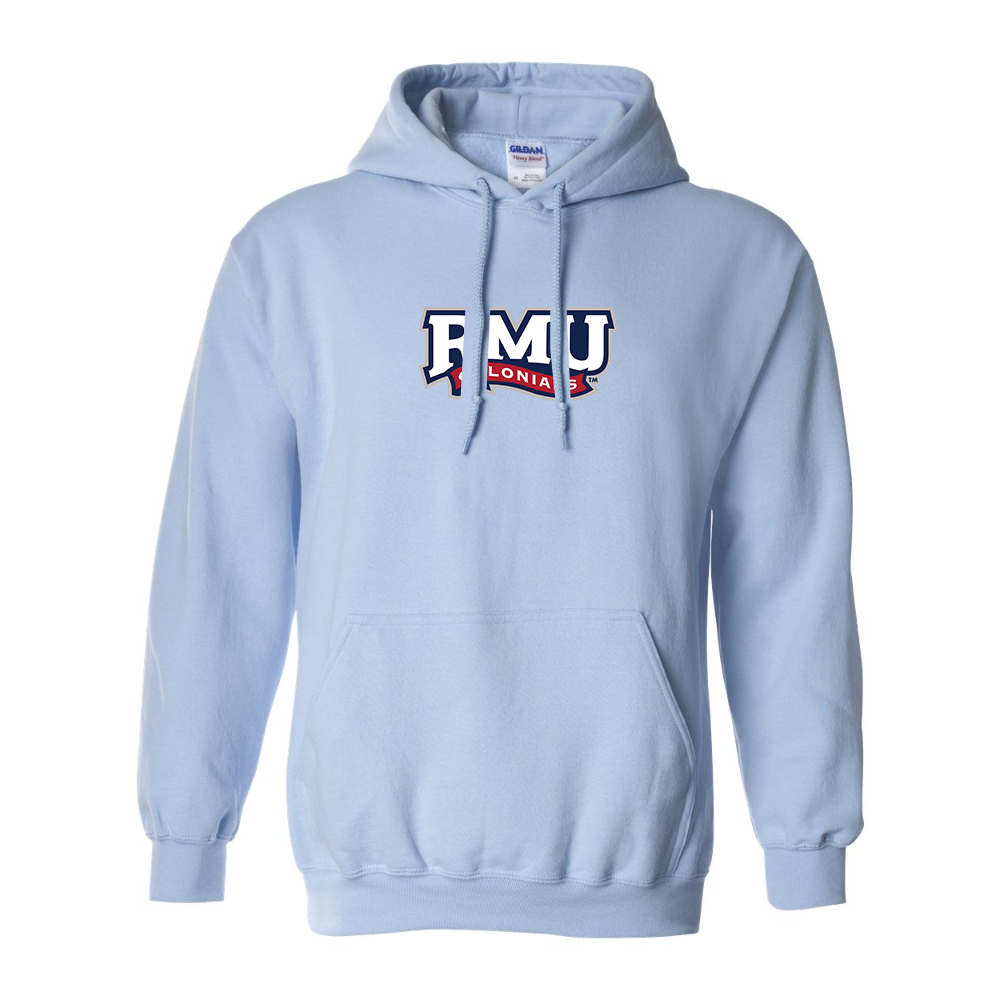 Men's Robert Morris Colonials Logo Gildan  Heavy Blend Hooded Sweatshirt