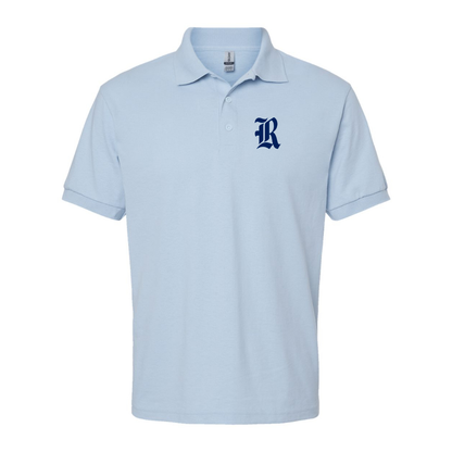 Men's Rice Owls Logo Gildan Dry Blend Jersey Polo