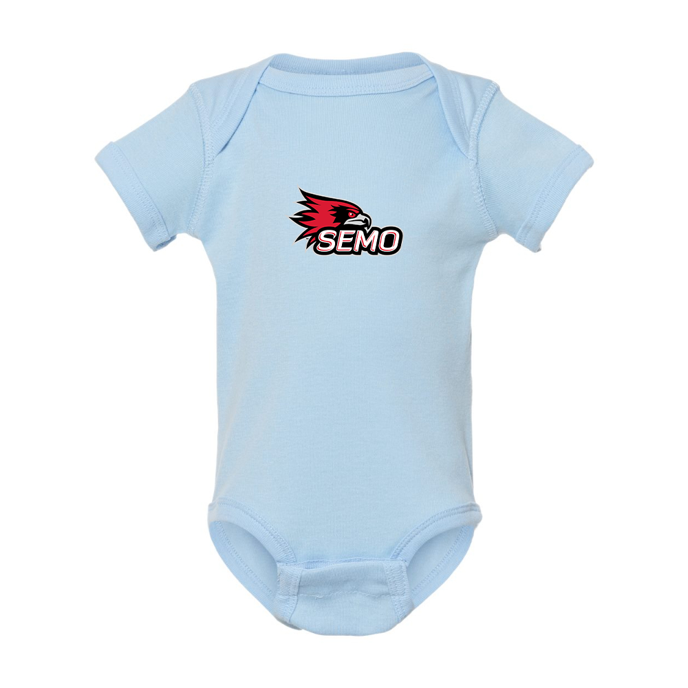 SEMO Redhawks Logo Rabbit Skins Infant Baby Rib Bodysuit