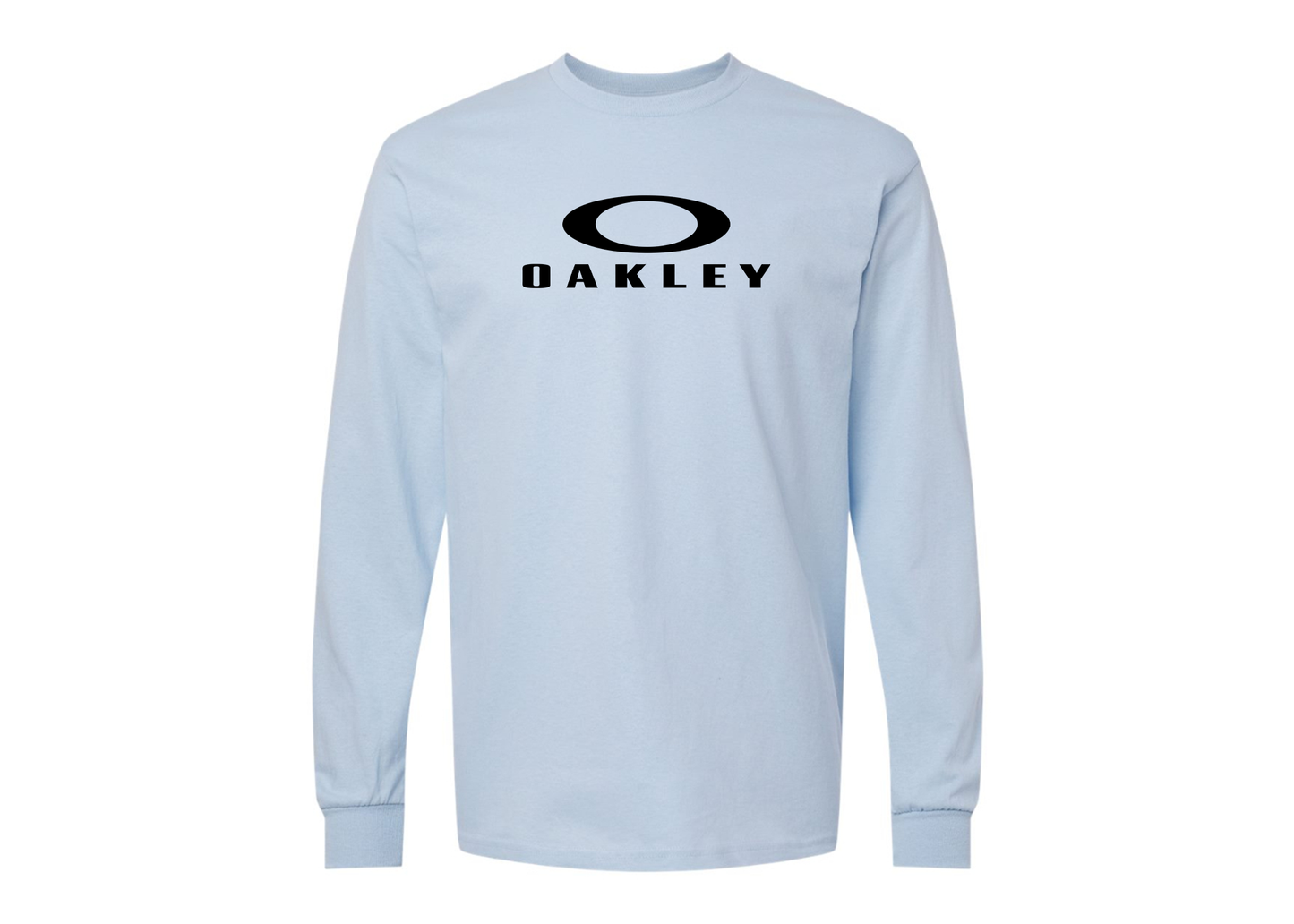 Men's Oakley Logo Gildan Heavy Cotton Long Sleeve T-Shirt