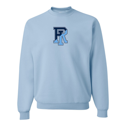 Men's Rhode Island Rams Logo JERZEES NuBlend Crewneck Sweatshirt