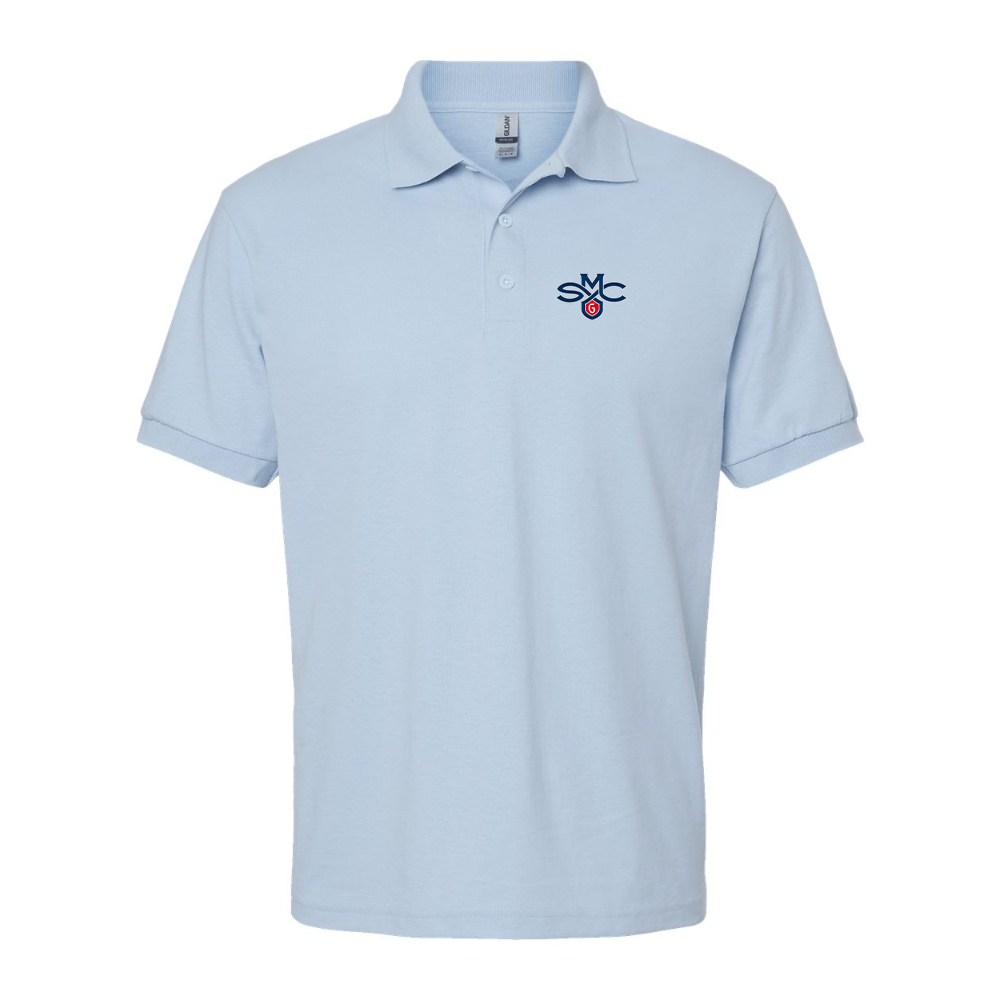 Men's Saint Marys Gaels Logo Gildan Dry Blend Jersey Polo