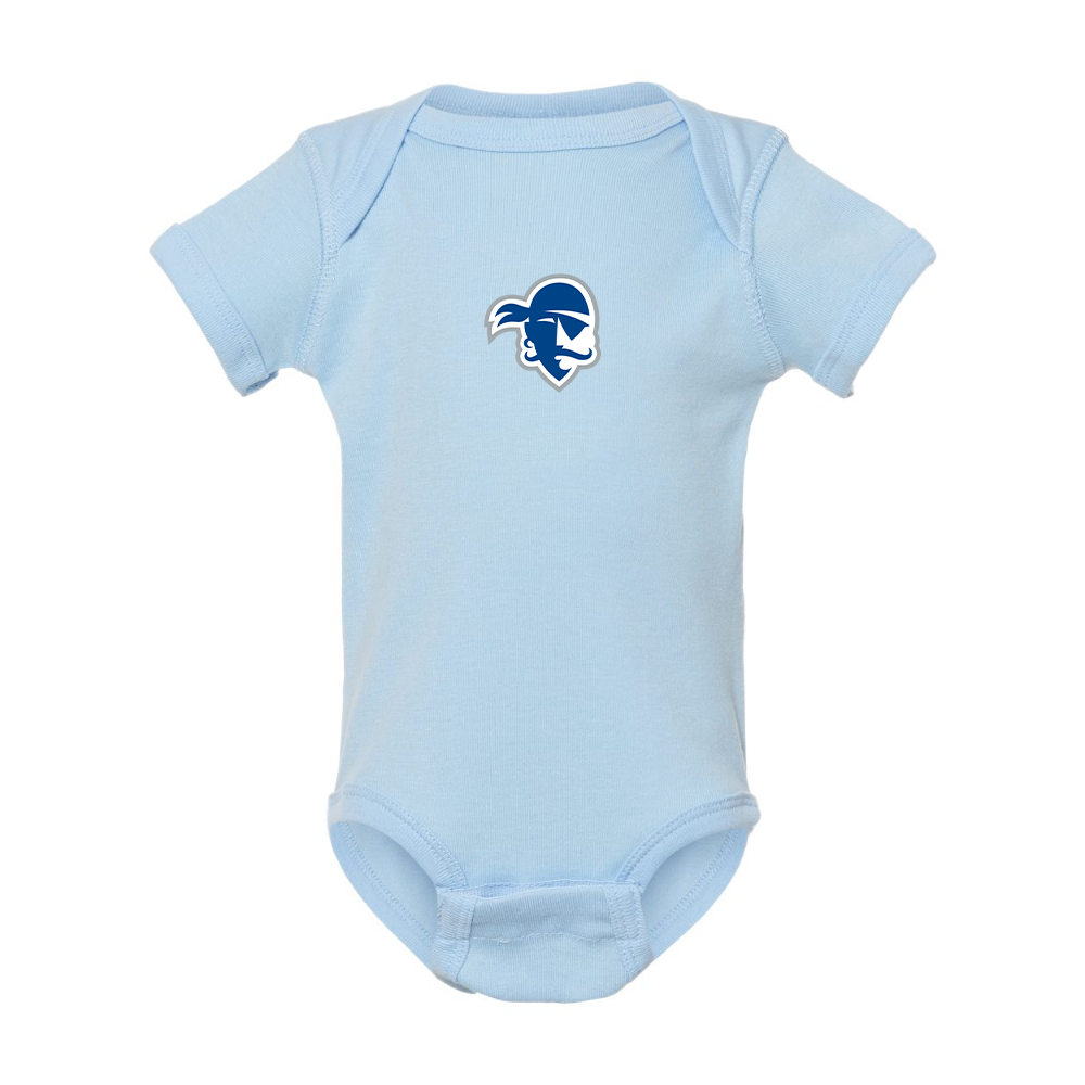 Seton Hall Pirates Logo  Rabbit Skins Infant Baby Rib Bodysuit