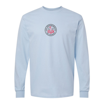 Men's AFC Bournemouth Soccer Logo Gildan Heavy Cotton Long Sleeve T-Shirt