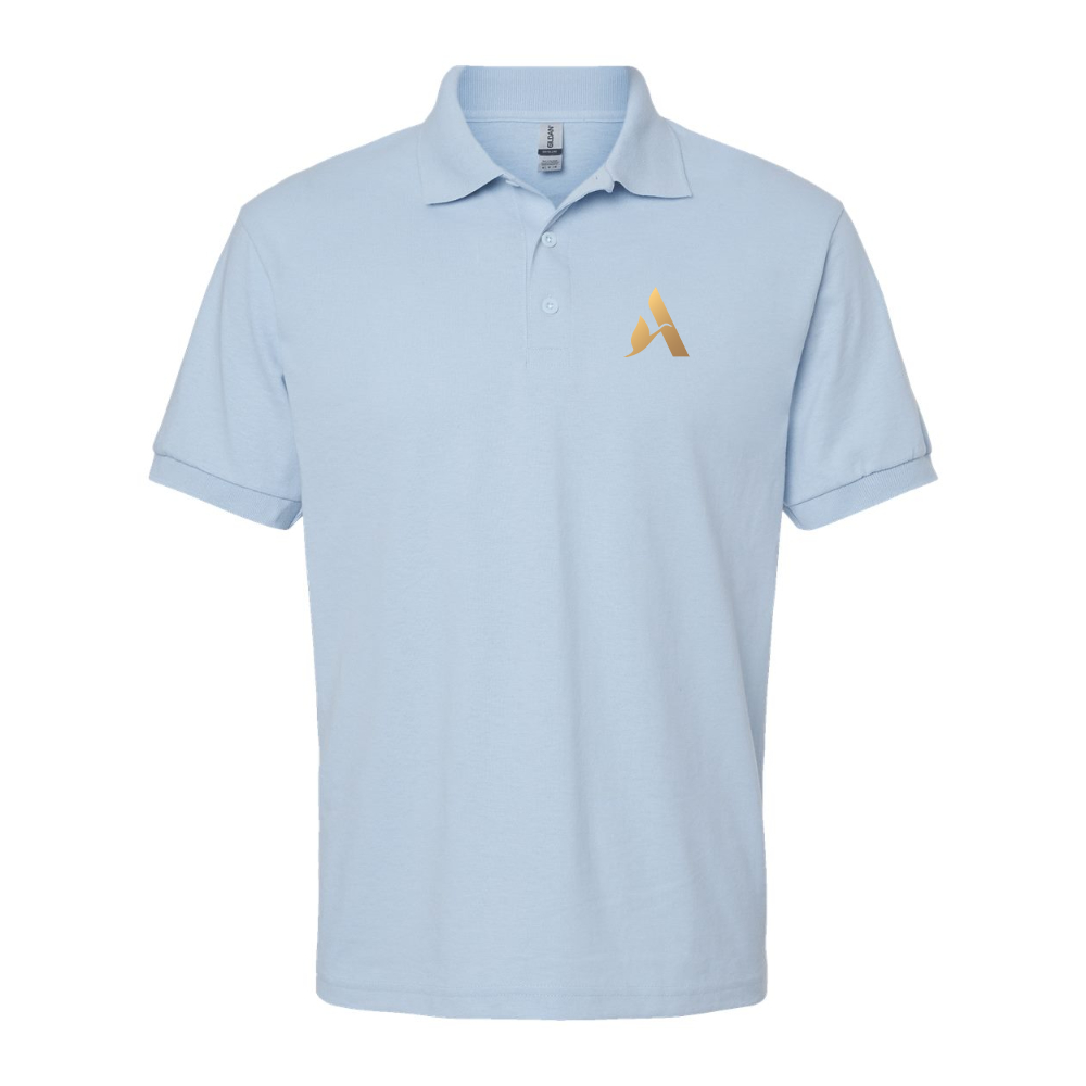 Men's Accor Golden Logo Gildan Dry Blend Jersey Polo