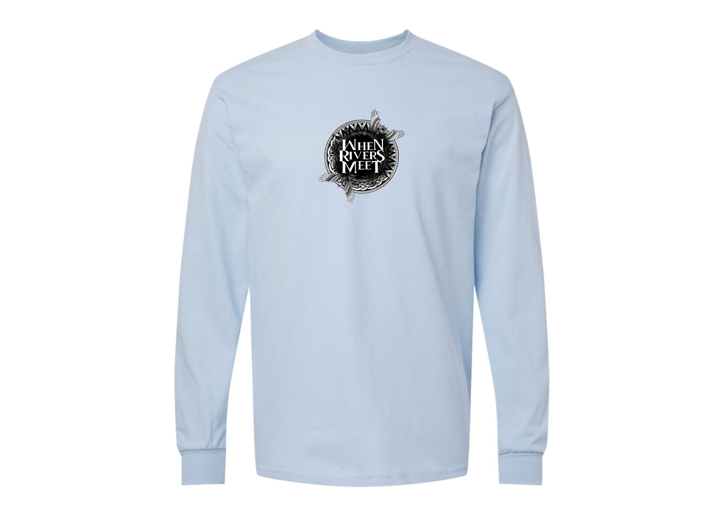 Men's When Rivers Meet Gildan Heavy Cotton Long Sleeve T-Shirt