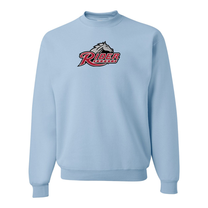 Men's Rider Broncs Logo  JERZEES NuBlend Crewneck Sweatshirt
