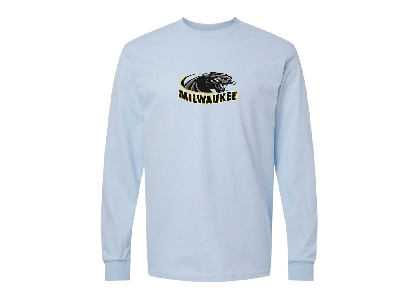 Men's Wisconsin Milwaukee Panthers Gildan Heavy Cotton Long Sleeve T-Shirt