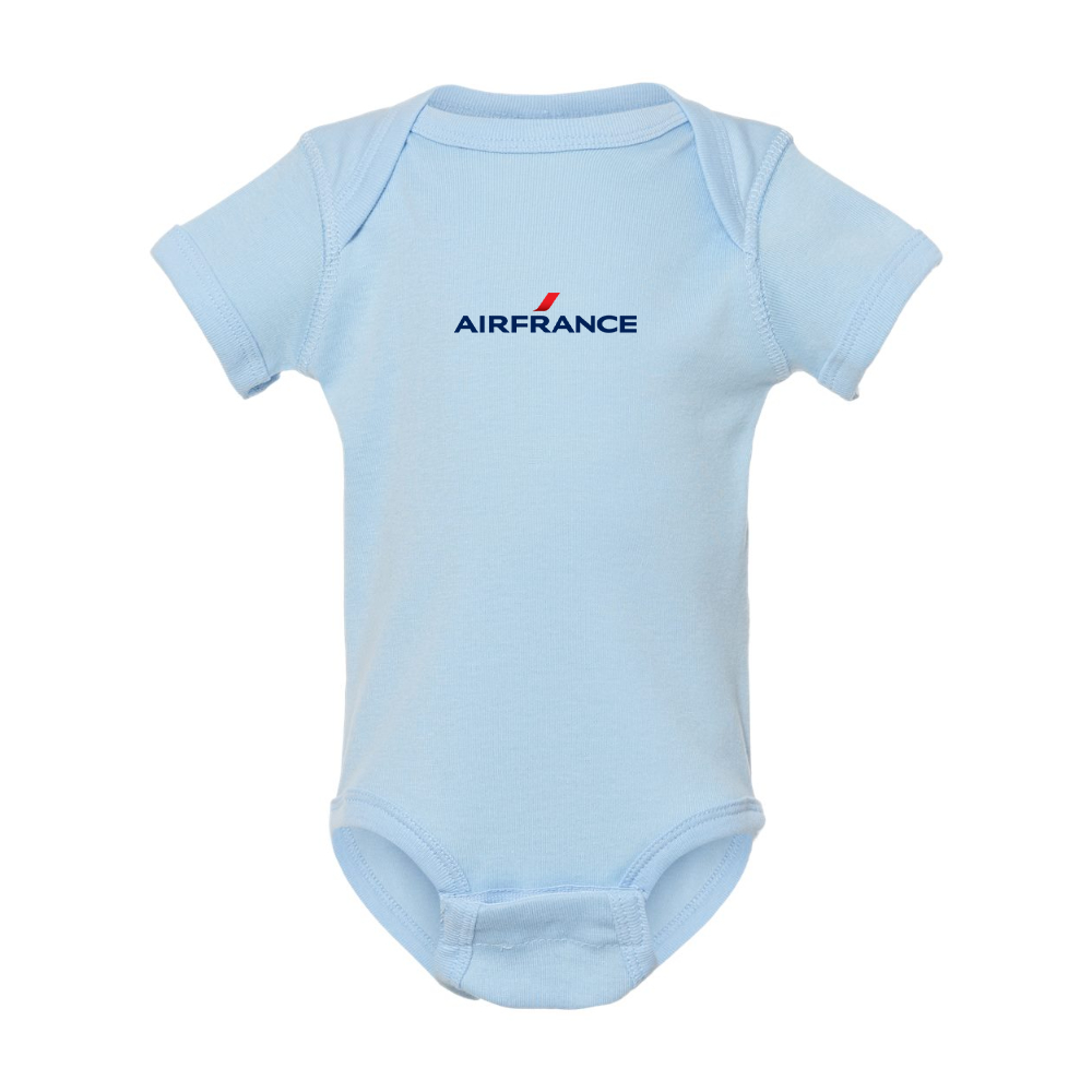 Air France Logo Rabbit Skins Infant Baby Rib Bodysuit