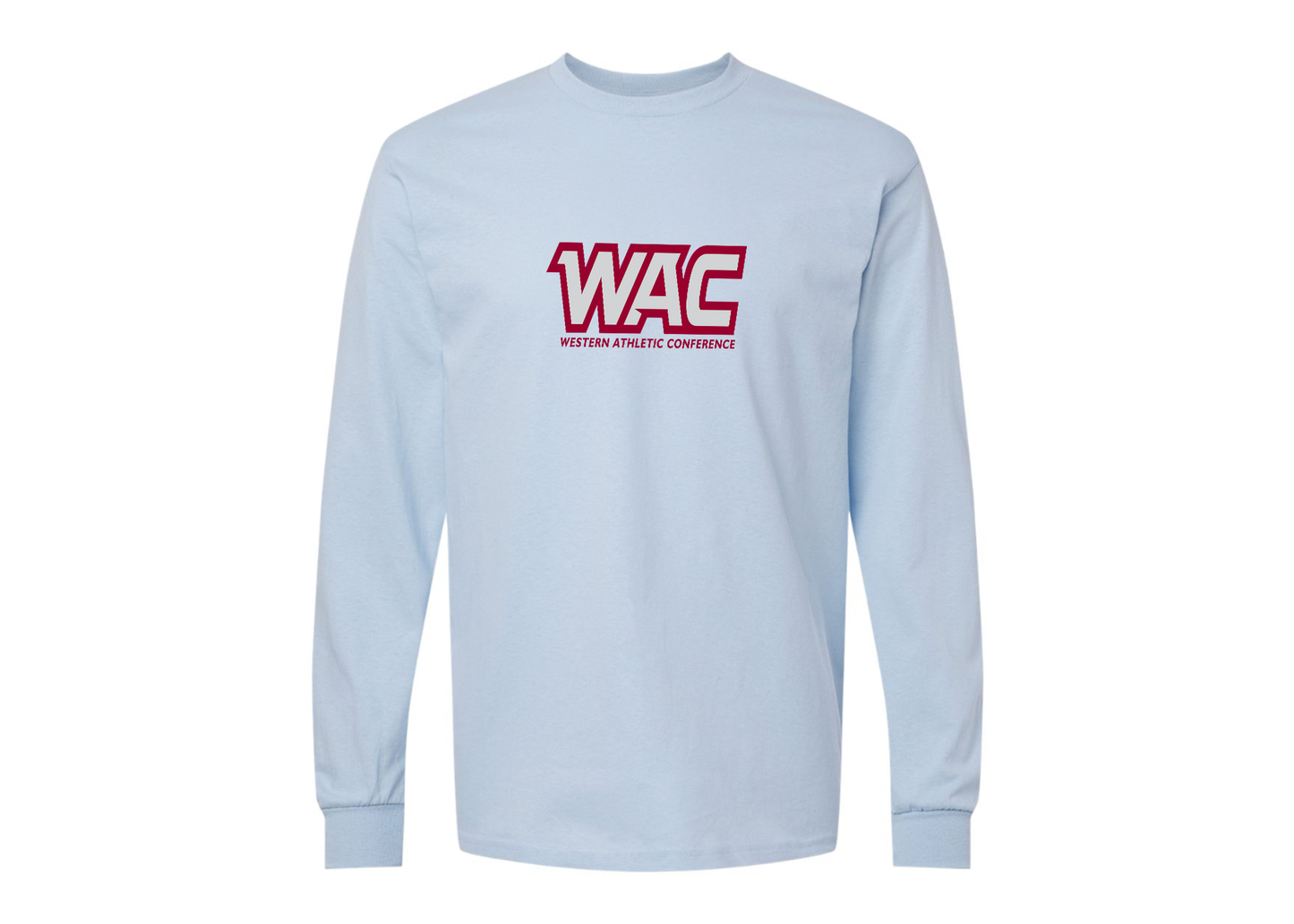 Men's Western Athletic Conference Gildan Heavy Cotton Long Sleeve T-Shirt