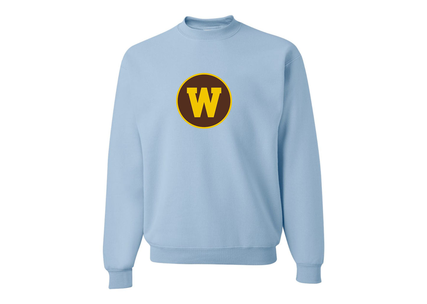 Men's Western Michigan Broncos JERZEES NuBlend Crewneck Sweatshirt