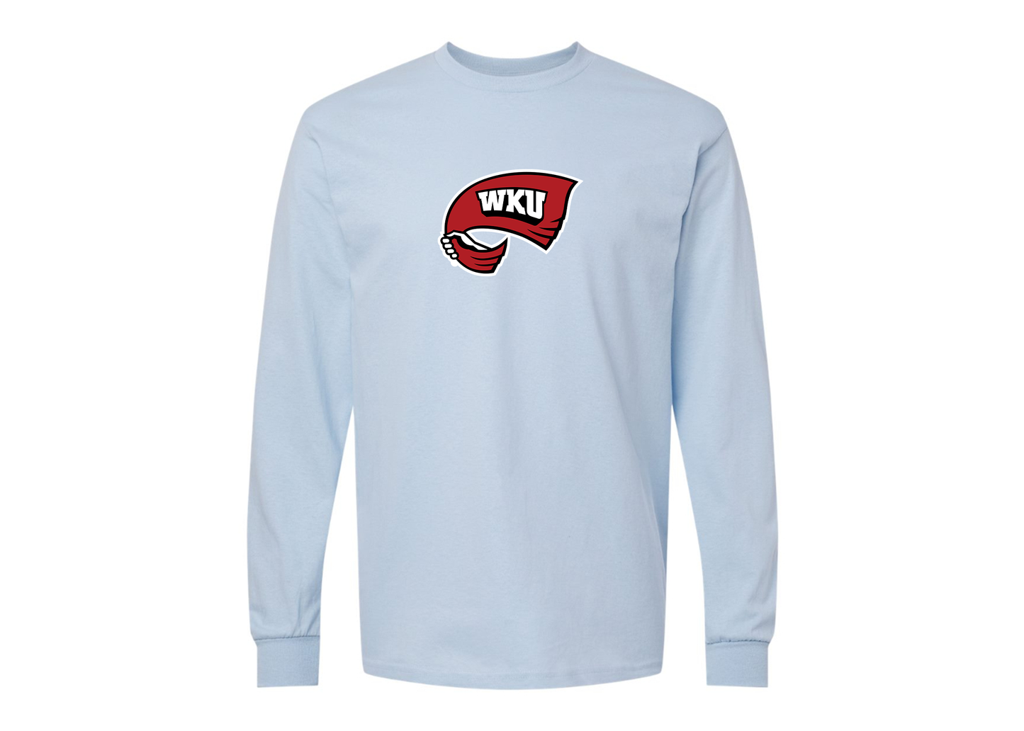 Men's Western Kentucky Hilltoppers Gildan Heavy Cotton Long Sleeve T-Shirt