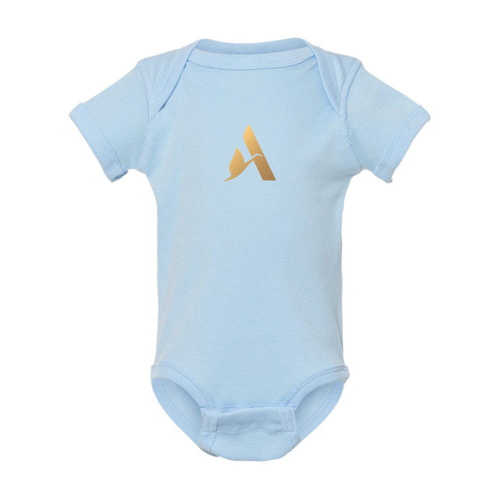 Accor Golden Logo Rabbit Skins Infant Baby Rib Bodysuit