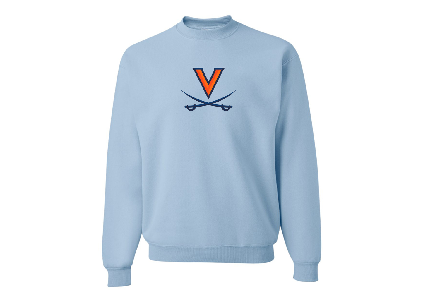 Men's Virginia Cavaliers JERZEES NuBlend Crewneck Sweatshirt