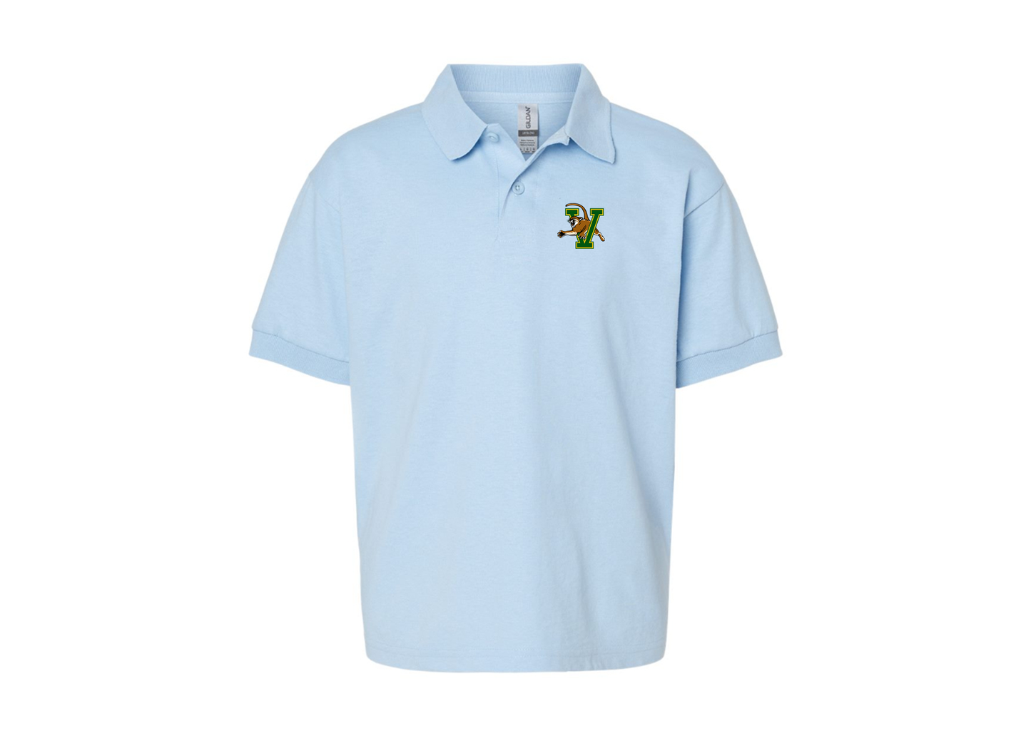 Youth Vermont Catamounts Dry Blend Jersey Polo