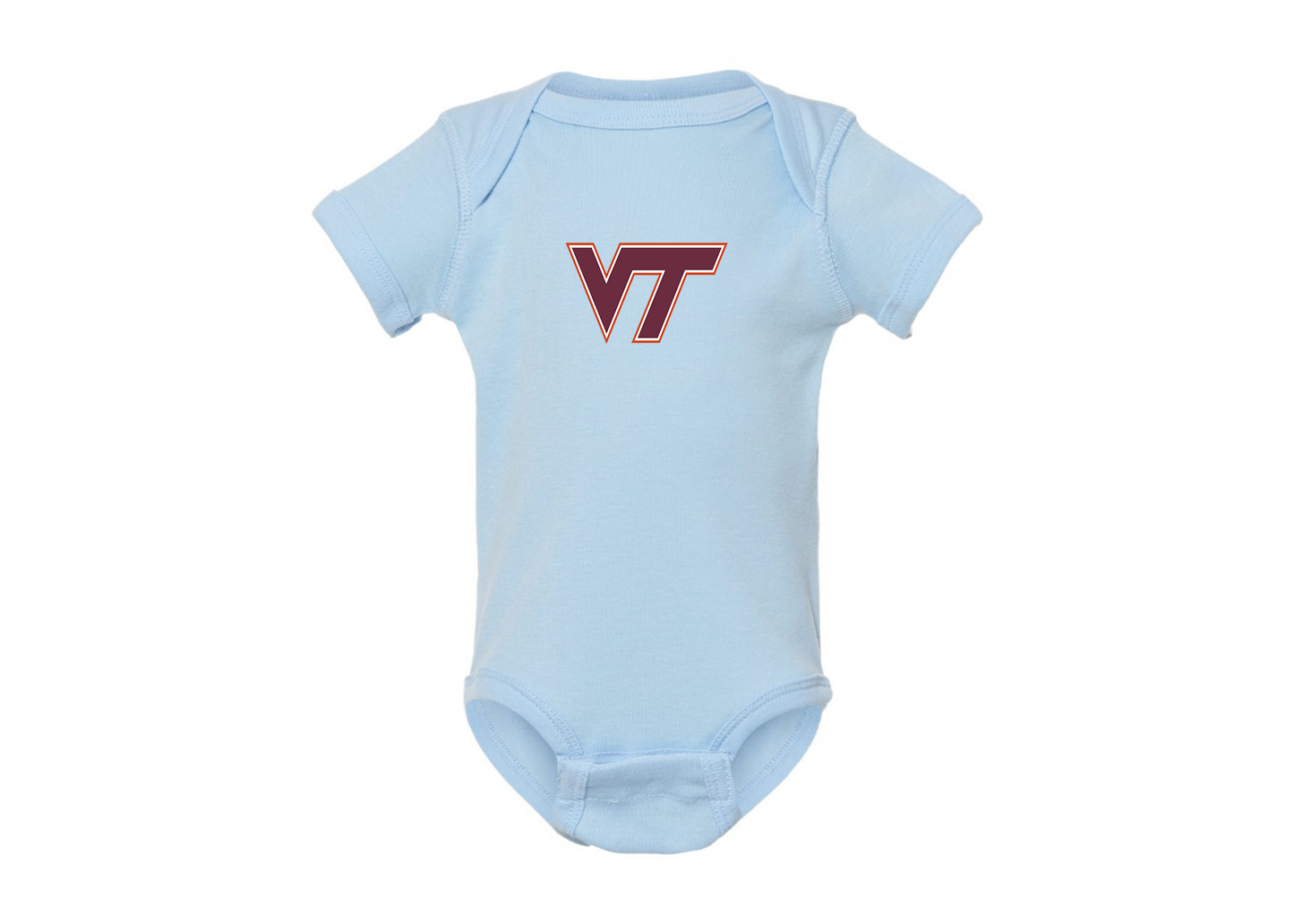 Virginia Tech Hokies Rabbit Skins Infant Baby Rib Bodysuit