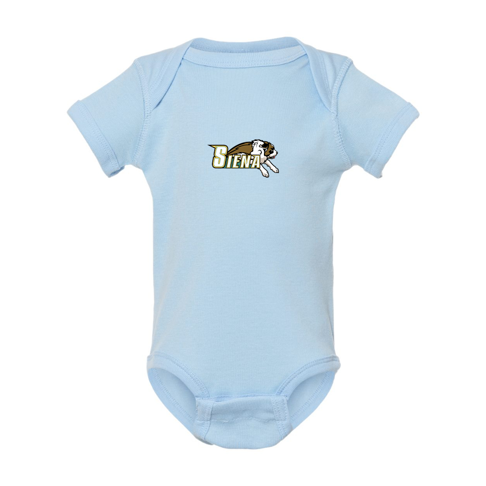 Siena Saints Logo Rabbit Skins Infant Baby Rib Bodysuit