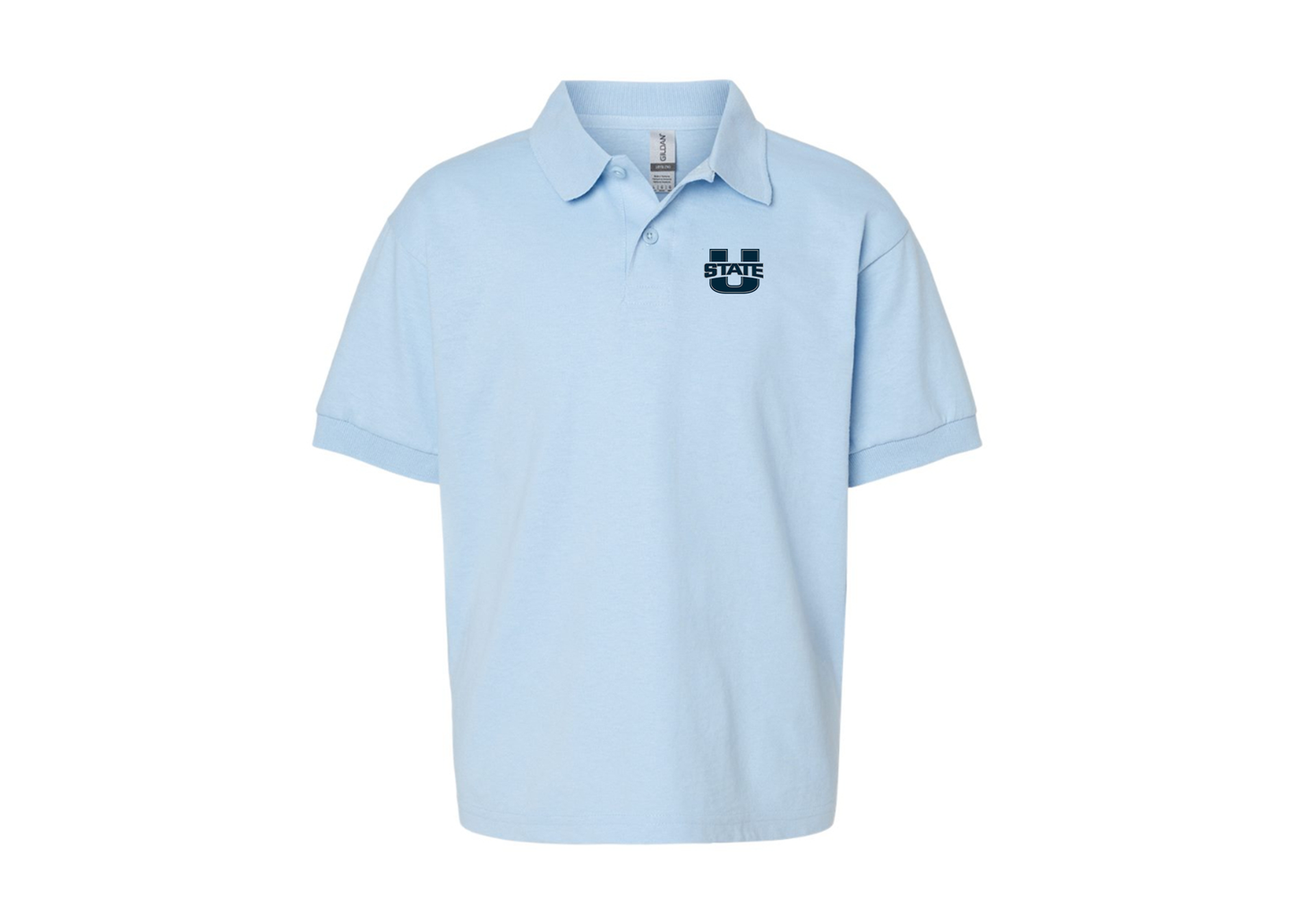 Youth Utah State Aggies Gildan Dry Blend Jersey Polo