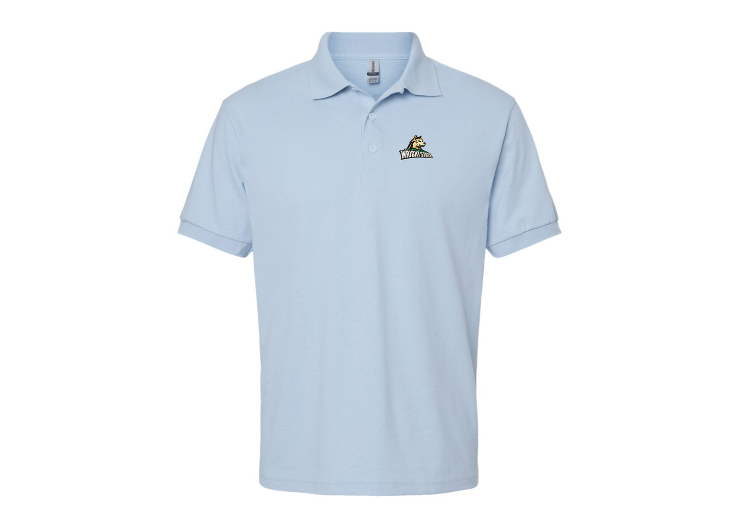 Men's Wright State Raiders Gildan Dry Blend Jersey Polo