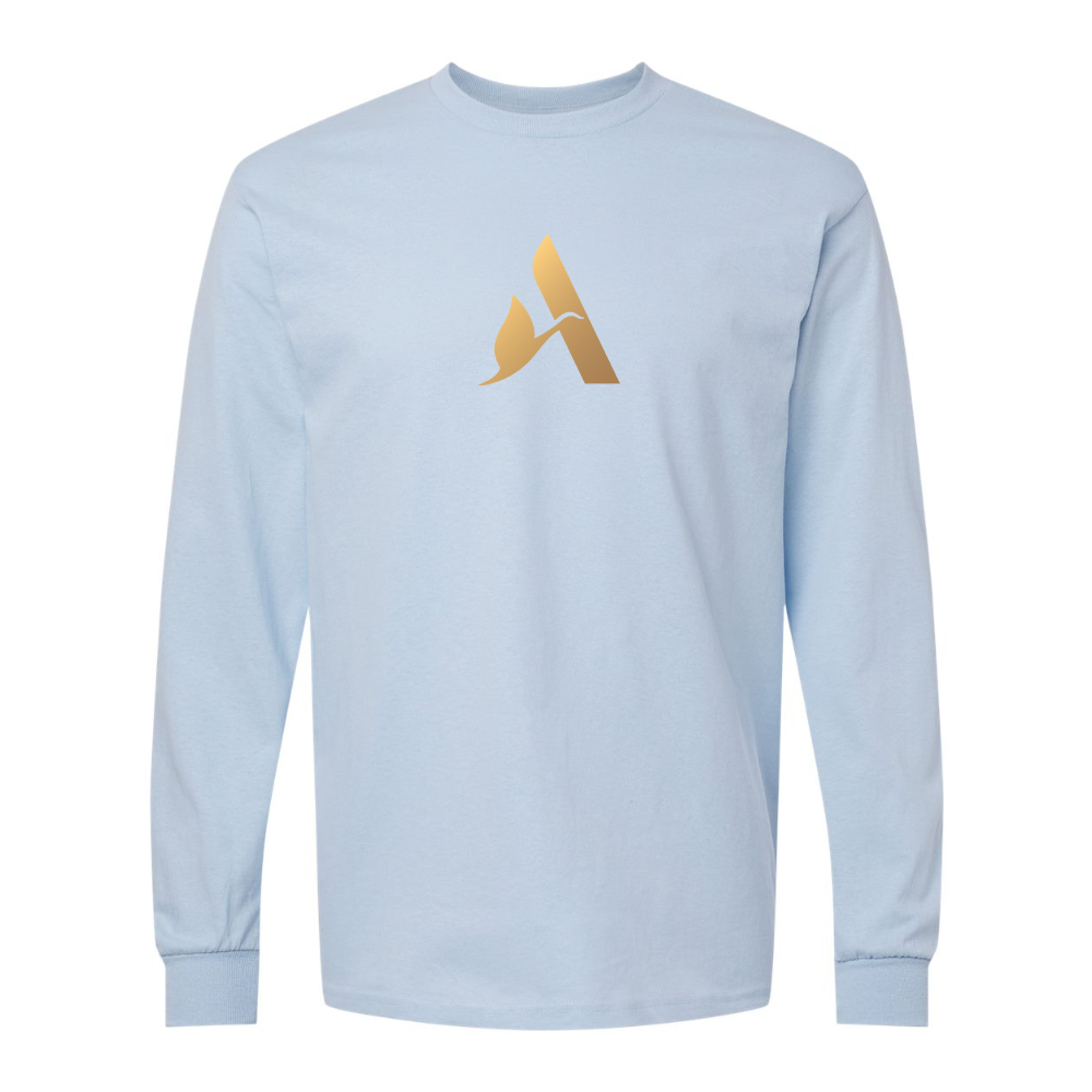 Men's Accor Golden Logo Gildan Heavy Cotton Long Sleeve T-Shirt