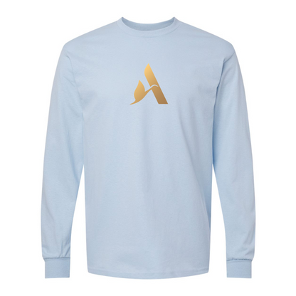 Men's Accor Golden Logo Gildan Heavy Cotton Long Sleeve T-Shirt