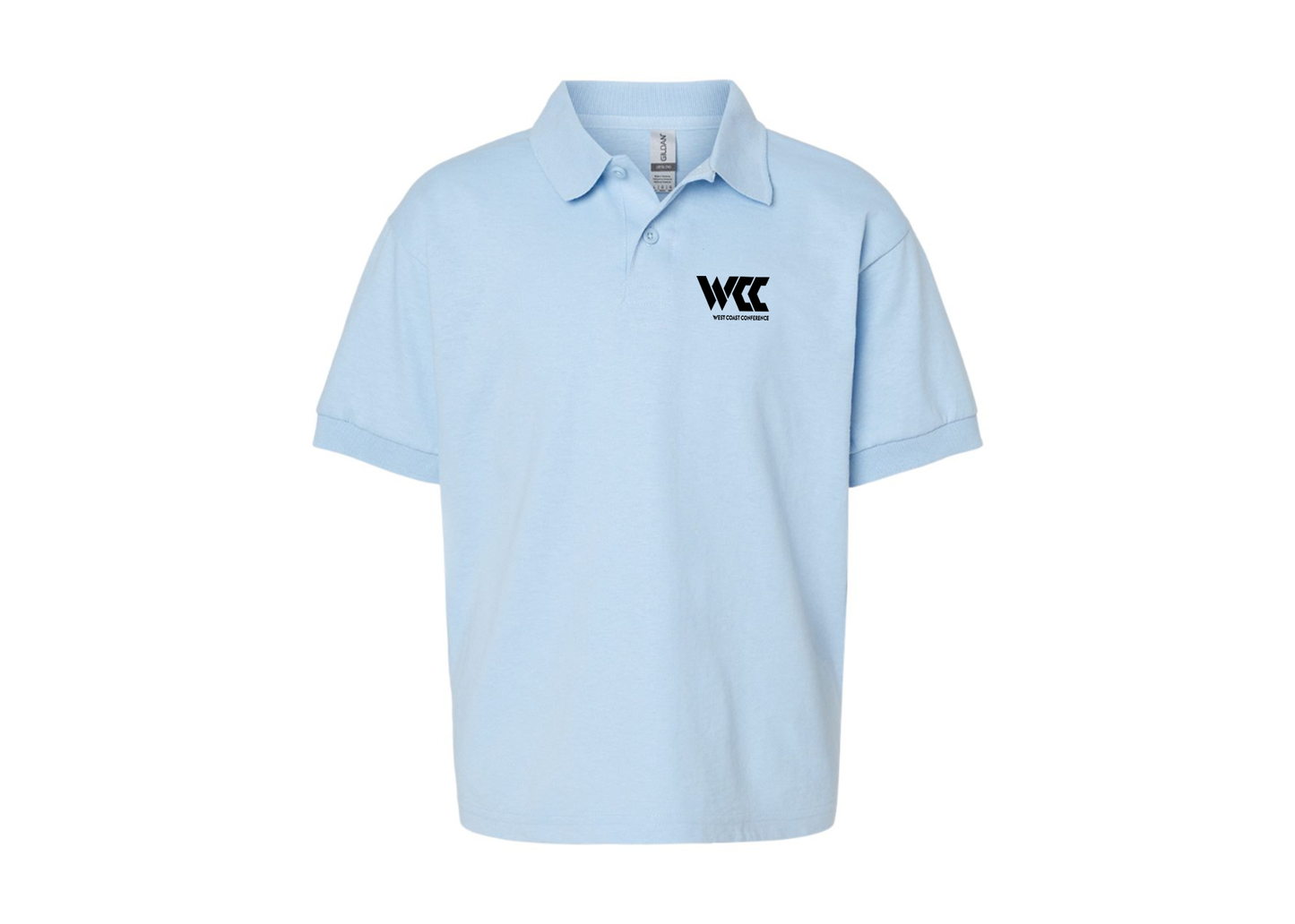 Youth West Coast Conference Gildan Dry Blend Jersey Polo