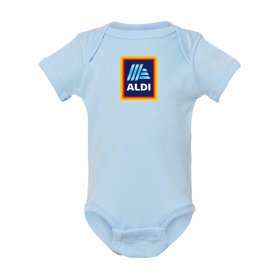 Aldi Logo Rabbit Skins Infant Baby Rib Bodysuit