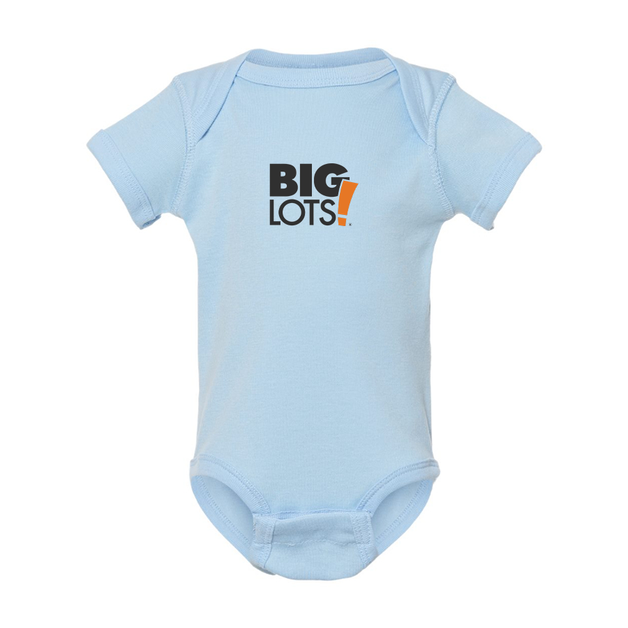 Big Lots Logo Rabbit Skins Infant Baby Rib Bodysuit