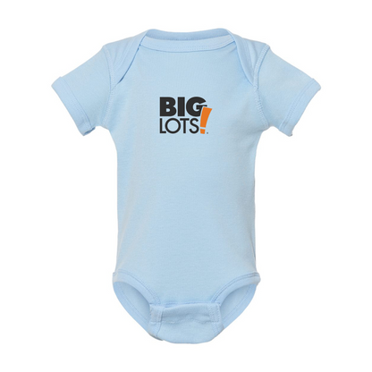 Big Lots Logo Rabbit Skins Infant Baby Rib Bodysuit
