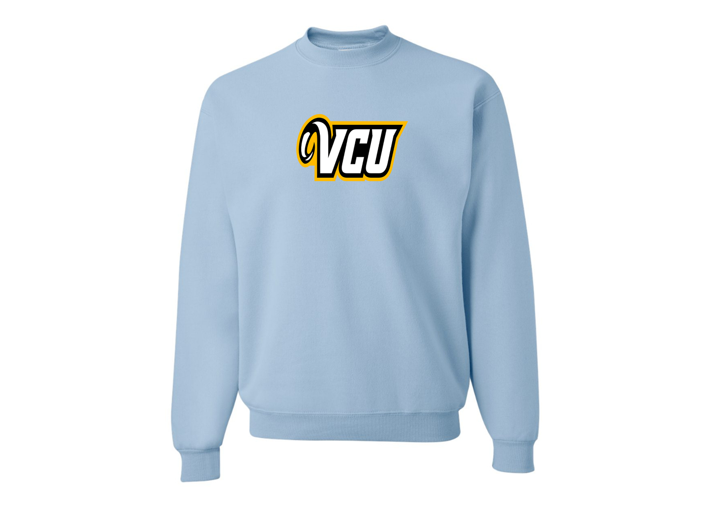 Men's Virginia Commonwealth Rams JERZEES NuBlend Crewneck Sweatshirt