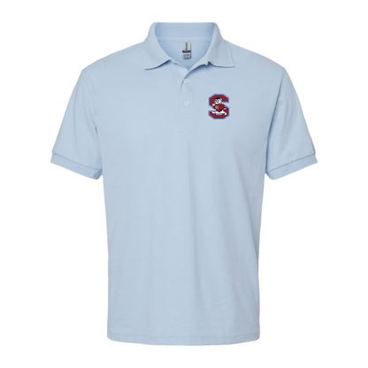 Men's South Carolina State Bulldogs Logo Gildan Dry Blend Jersey Polo