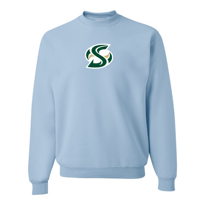 Men's Sacramento State Hornets Logo   JERZEES NuBlend Crewneck Sweatshirt