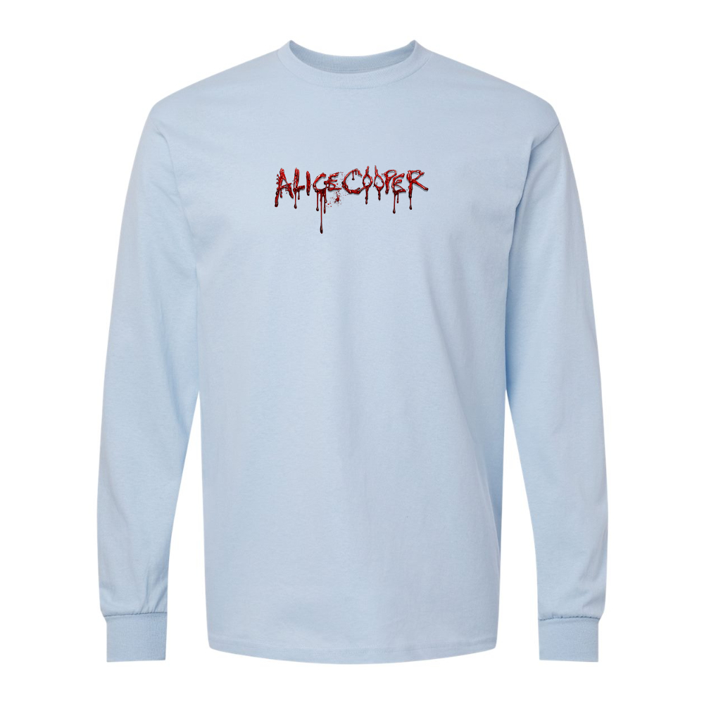 Men's Alice Cooper Logo Gildan Heavy Cotton Long Sleeve T-Shirt