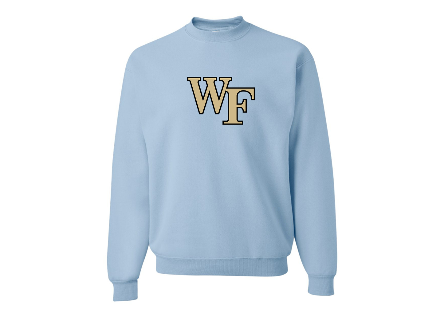 Men's Wake Forest Demon Deacons JERZEES NuBlend Crewneck Sweatshirt