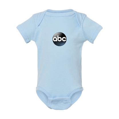 Abc Logo  Rabbit Skins Infant Baby Rib Bodysuit