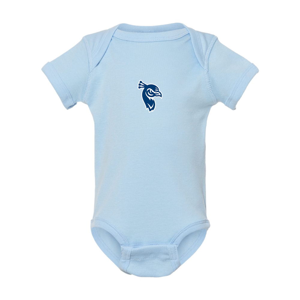 Saint Peters Peacocks Logo  Rabbit Skins Infant Baby Rib Bodysuit