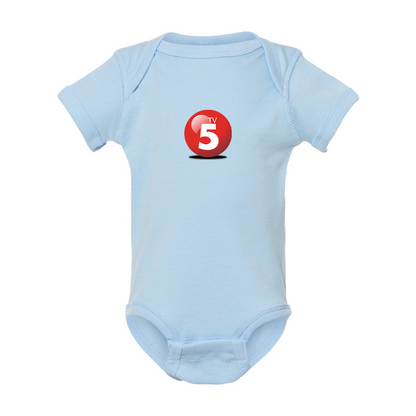 ABC TV5 Logo Rabbit Skins Infant Baby Rib Bodysuit