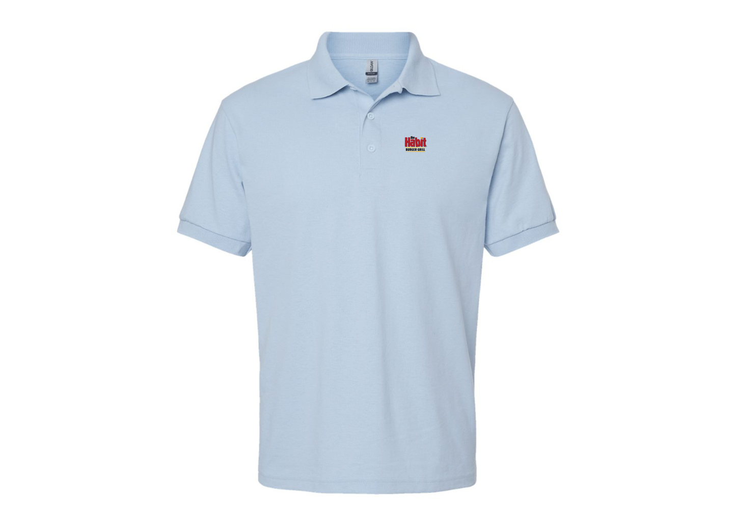 Men's The Habit Burger Grill Gildan Dry Blend Jersey Polo