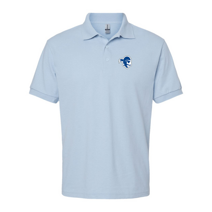 Men's Seton Hall Pirates Logo Gildan Dry Blend Jersey Polo