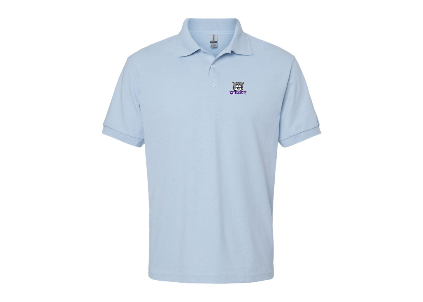 Men's Weber State Wildcats Gildan Dry Blend Jersey Polo