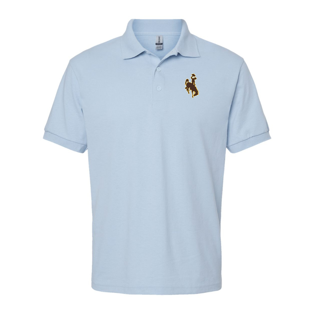 Men's Wyoming Cowboys Gildan Dry Blend Jersey Polo