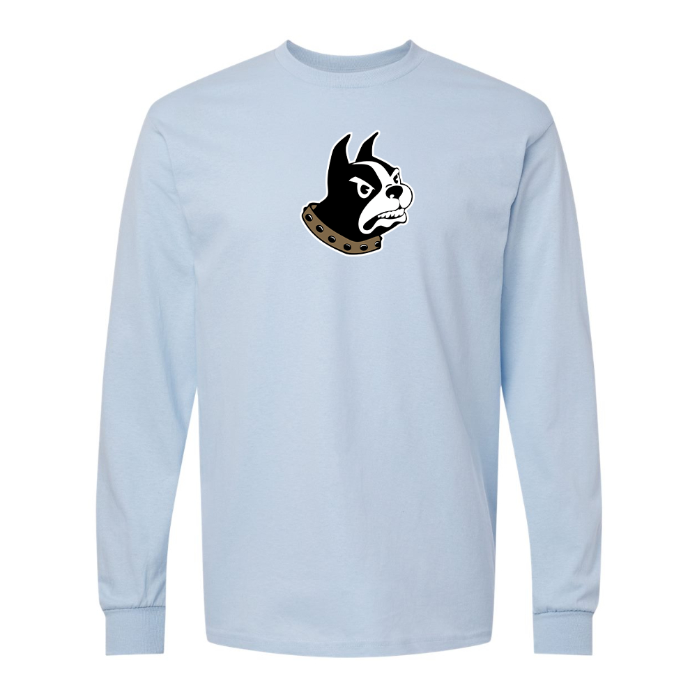 Men's Wofford Terriers Gildan Heavy Cotton Long Sleeve T-Shirt