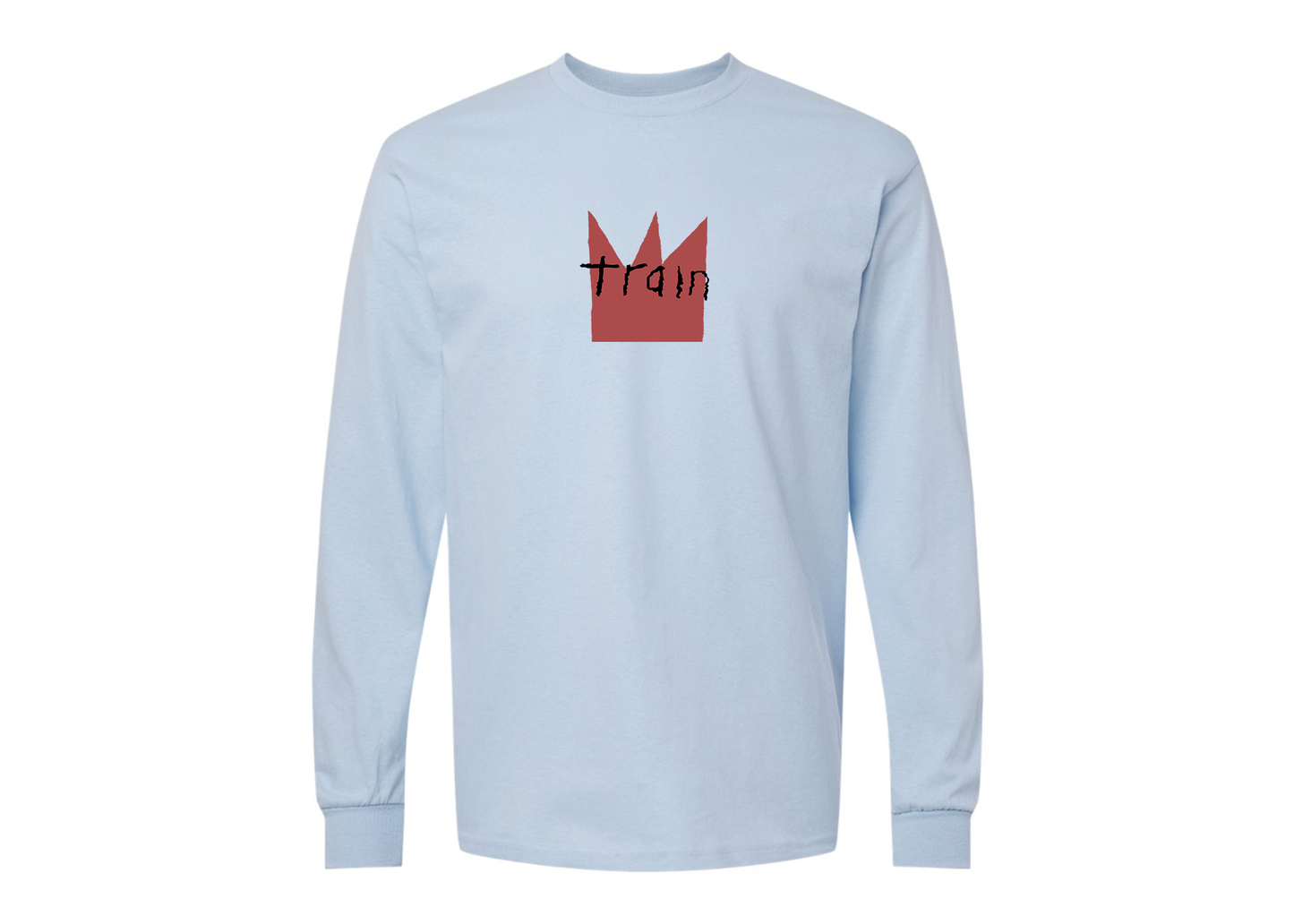 Men's Train Gildan Heavy Cotton Long Sleeve T-Shirt