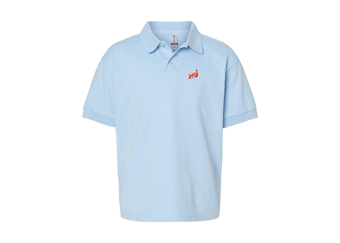 Youth NRJ 12 Logo Gildan Dry Blend Jersey Polo