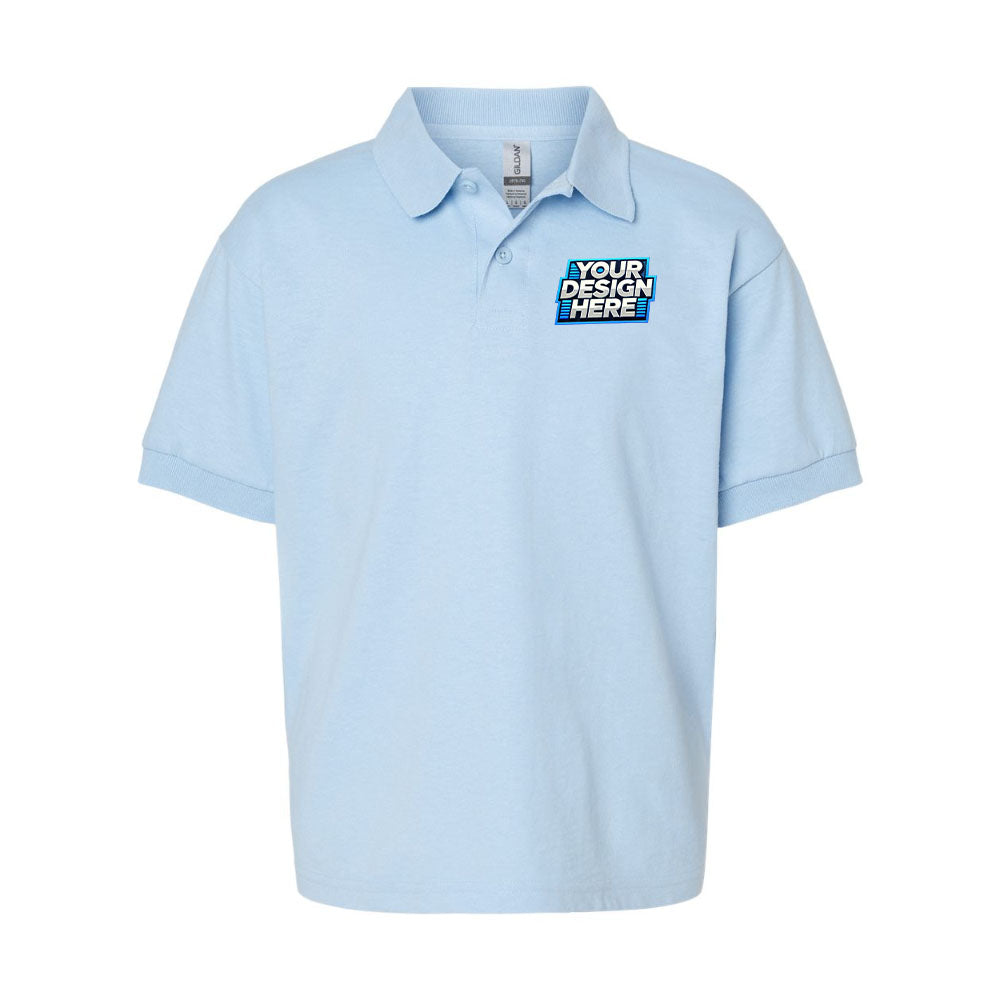 Customize - Gildan - DryBlend® Youth Jersey Polo - 8800B