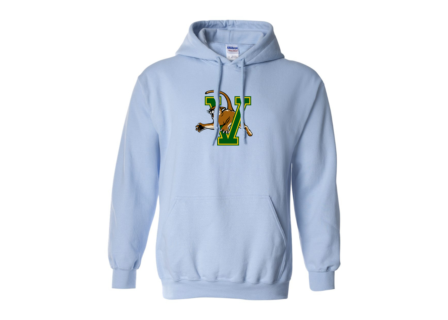 Men's Vermont Catamounts Gildan  Heavy Blend Hooded Sweatshirt