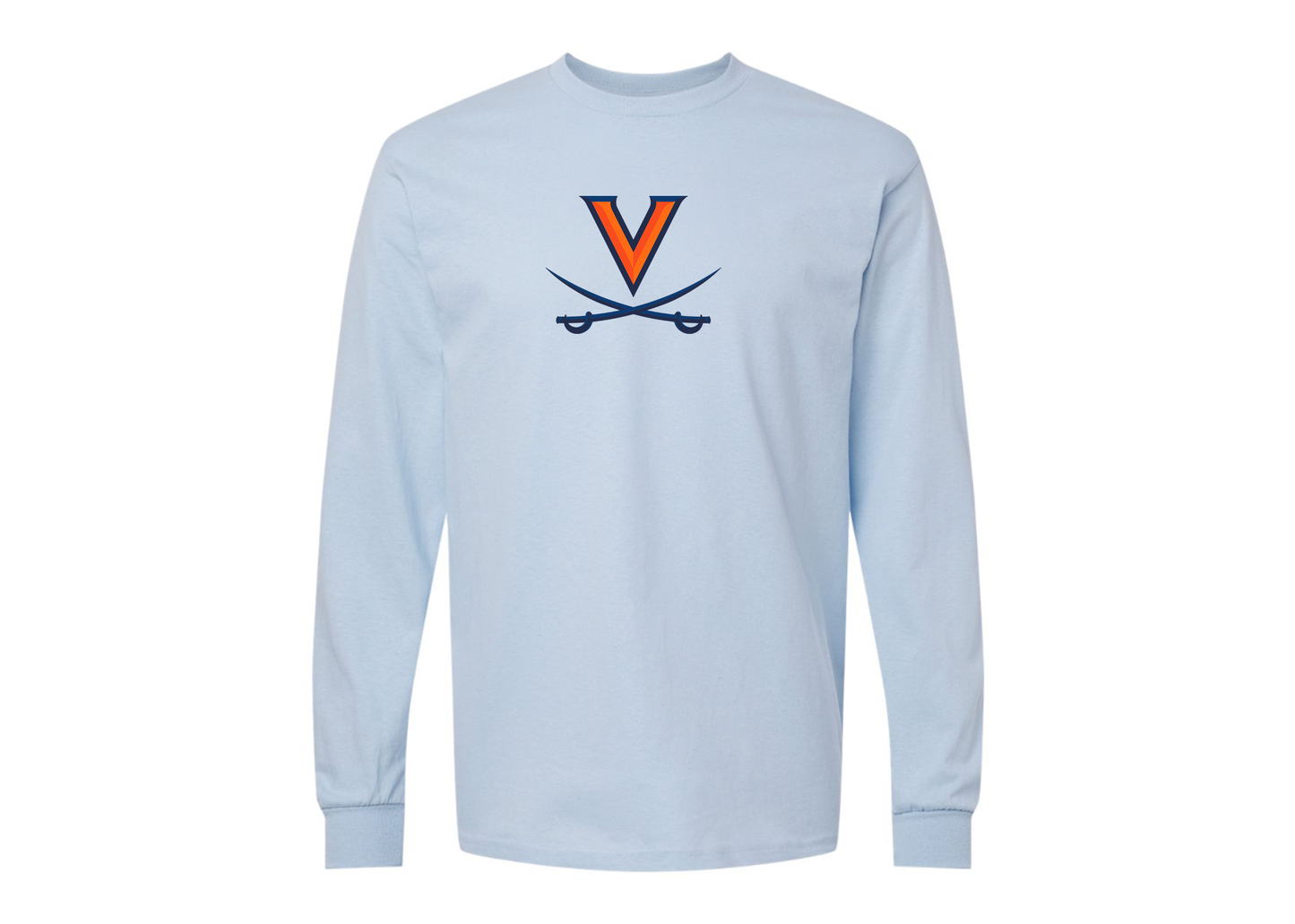Men's Virginia Cavaliers Gildan Heavy Cotton Long Sleeve T-Shirt