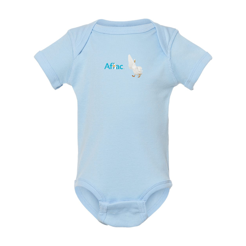 Aflac Logo and Duck  Rabbit Skins Infant Baby Rib Bodysuit