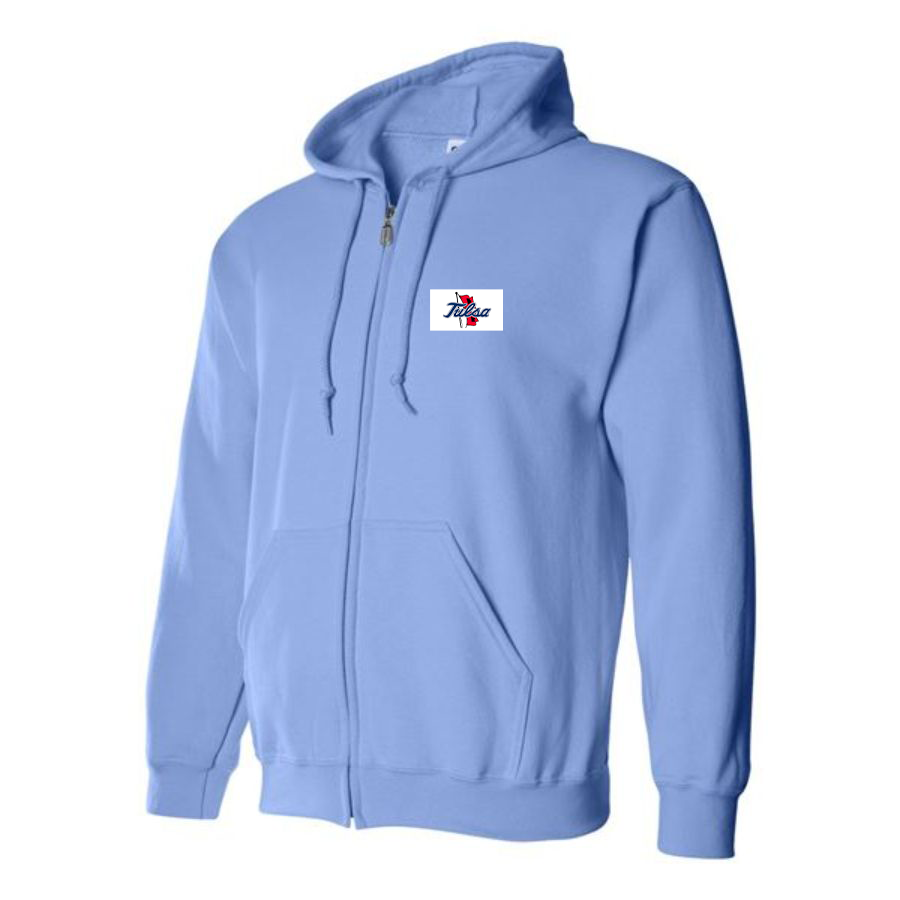 Men's Tulsa Golden Hurricane Logo Zipper Hoodie
