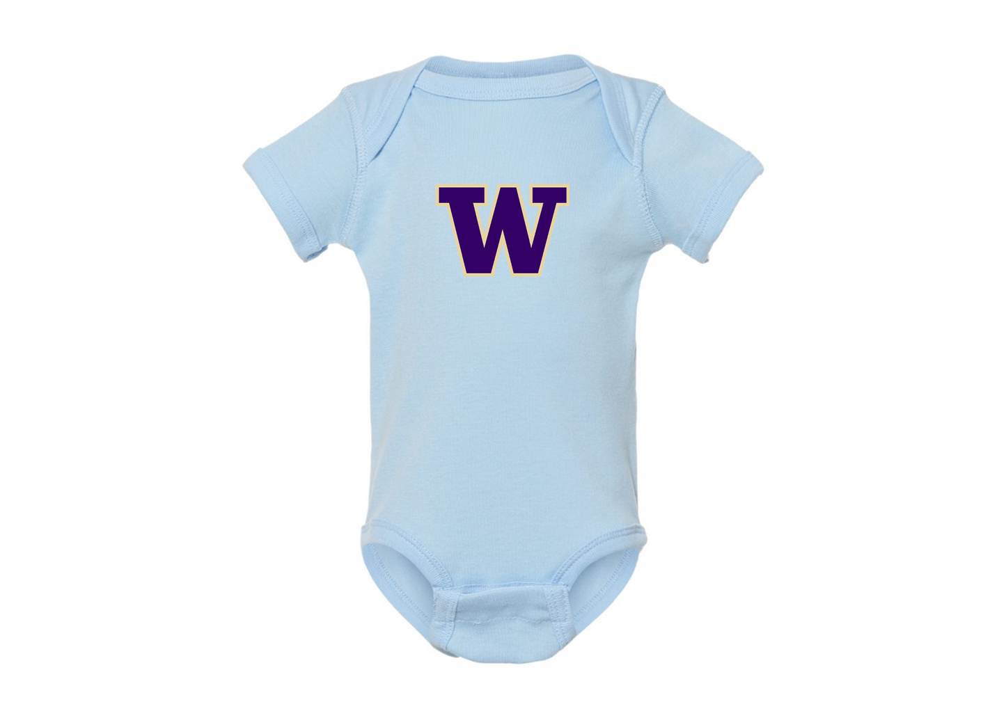 Washington Huskies Rabbit Skins Infant Baby Rib Bodysuit